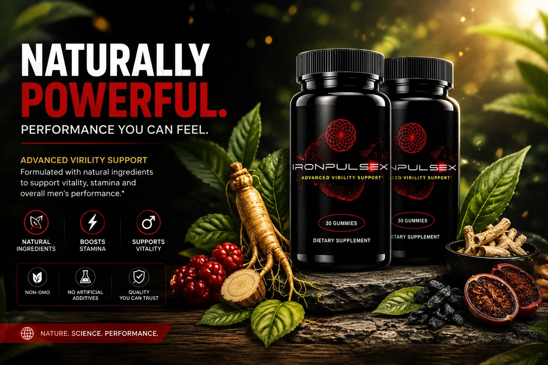 IronPulseX Advanced Virility Support — naturally powerful men's performance formula with natural ingredients